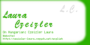 laura czeizler business card